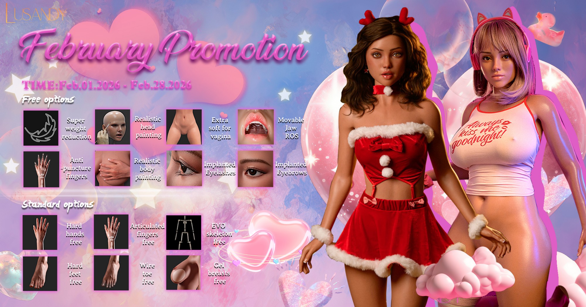 LUSANDY – únorová promo akce 2026